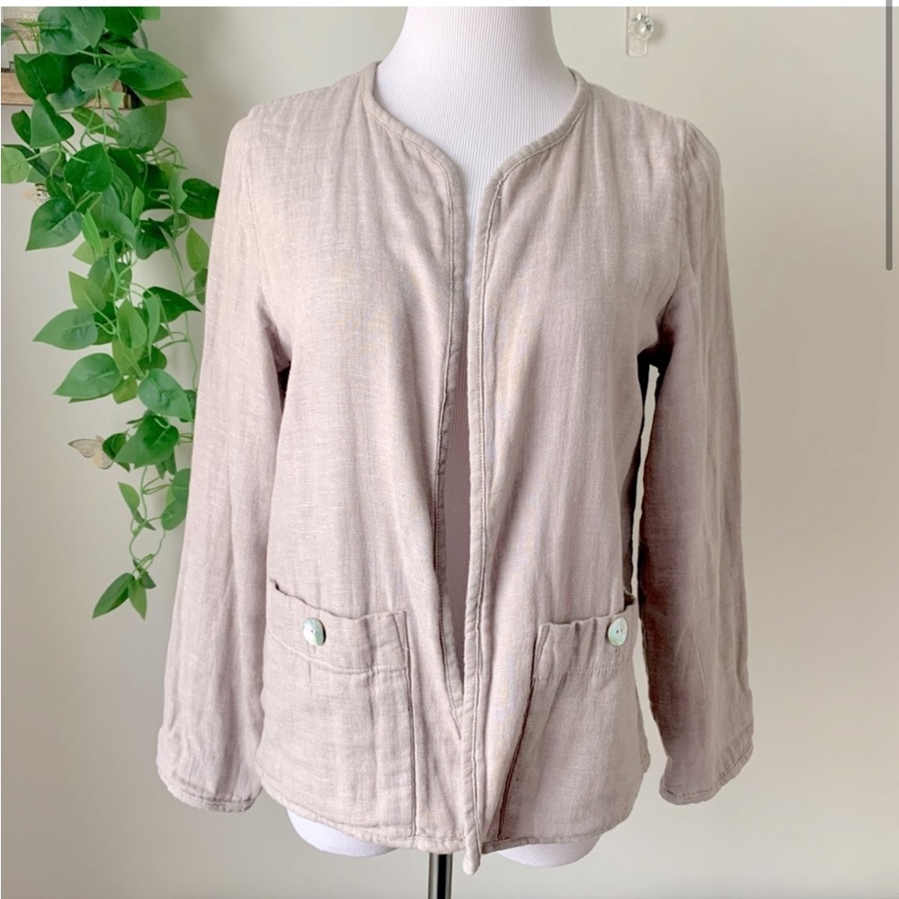 Linen Blend Jacket